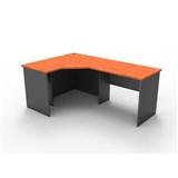 RAPID WORKER CORNER WORKSTATION COMPLETE 1200 X 1500 X 600MM CHERRYIRONSTONE