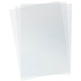 GOLD SOVEREIGN BINDING COVER 200 MICRON A4 TRANSPARENT PACK 100