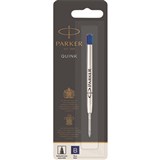 PARKER QUINKFLOW BALLPOINT PEN REFILL BROAD NIB BLUE