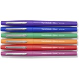 PAPERMATE FLAIR FELT TIP PEN MEDIUM 07MM ASSORTED PACK 6