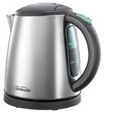 SUNBEAM BELLE AQUA KETTLE STAINLESS STEEL 1L SILVER