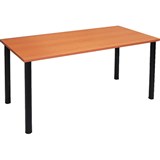 RAPIDLINE STEEL FRAME TABLE 1800 X 900MM BEECH