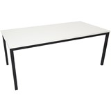 RAPIDLINE STEEL FRAME TABLE 1800 X 900MM NATURAL WHITE