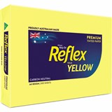 REFLEX   COLOURS A4 COPY PAPER 80GSM YELLOW PACK 500 SHEETS