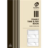 OLYMPIC YEARLY TIME AND PAY BOOK A5