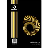 OLYMPIC SP95 NOTEBOOK SPIRAL BOUND 8MM RULED 120 PAGE A4 WHITE