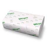 WHISPER DELUXE MULTIFOLD SLIM HAND TOWEL 1PLY CARTON 20