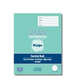 SPLASH EDUCATION EXERCISE BOOK 8MM RULEDRED MARGIN 96PAGES 225 X 175MM TEAL