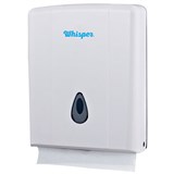 WHISPER ULTRA AND COMPACT DISPENSER WHITE