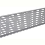 RAPID SPAN METAL MODESTY PANEL 1200MM DESK 957 X 300MM SILVER
