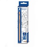 STAEDTLER PENCIL NATURAL GRAPHITE 2B