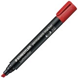 STAEDTLER 350 LUMOCOLOR PERMANENT MARKER CHISEL 50MM RED