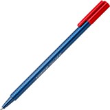 STAEDTLER 437 TRIPLUS BALLPOINT PEN EXTRA BROAD RED BOX 10