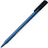 STAEDTLER 437 TRIPLUS BALLPOINT PEN EXTRA BROAD BLACK BOX 10