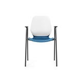 SYLEX KALEIDO CHAIR 4 LEG WITH ARMS BLUE SEAT