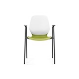 SYLEX KALEIDO CHAIR 4 LEG WITH ARMS OLIVE SEAT
