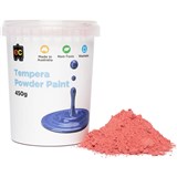 EDUCATIONAL COLOURS TEMPERA POWDER 450GM RED