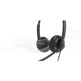 YEALINK YHS34 DUAL WIRED HEADSET QD BLACK