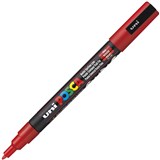 POSCA PC3M PAINT MARKER BULLET FINE 13MM RED