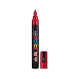 POSCA PC5M PAINT MARKER BULLET MEDIUM 25MM DARK RED