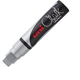 UNIBALL CHALK MARKER BROAD CHISEL TIP 15MM SILVER