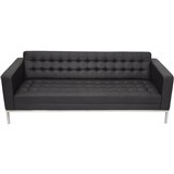 RAPIDLINE VENUS SOFA THREE SEATER PU BLACK
