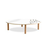 VISIONCHART CREATIVE KIDS GROUP TIME TABLE 1200MM ROUND WHITE