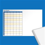 VISIONCHART PRINTED MAGNETIC WHITEBOARD LX6 SLIM FRAME 2400 X 1200MM