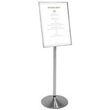 VISIONCHART 3IN1 SIGN DISPLAY STAND 1500MM STAINLESS STEEL