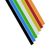 VISTA MAGNETIC WHITEBOARD STRIP 300 X 25MM PACK 2 BLUE