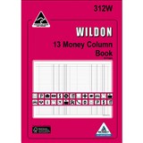 WILDON ACCOUNT BOOK 13 MONEY COLUMN BOOK 56 PAGES A4 PINK