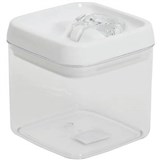CONNOISSEUR FLIPTITE CANISTER SQUARE 1 LITRE CLEAR