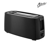 NERO TOASTER 4 SLICE LONG BLACK