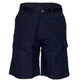 PRIME MOVER MW702 COTTON DRILL SHORT WITH CARGO POCKETS NAVY 122ST