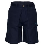 PRIME MOVER MW702 COTTON DRILL SHORT WITH CARGO POCKETS NAVY 82ST