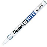 PENTEL X100WS PERMANENT MARKER BULLET 13MM WHITE BOX 12