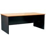 YS DESIGN OXLEY DESK 1800 X 900 X 730MM BEECHIRONSTONE