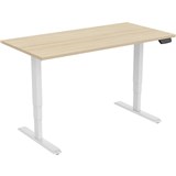 ELEV8 SITSTAND DESK DUAL MOTOR 1800 X 750MM BEECHWHITE