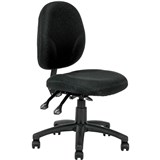 LINCOLN TASK CHAIR MEDIUM BACK BLACK