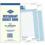 ZIONS RESTAURANT DOCKET BOOK PEN CARBON