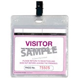 ZIONS WCVSFR VISITORS PASS PLASTIC WALLETS PACK 25
