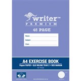 WRITER PREMIUM EXERCISE BOOK QLD RULING YEAR 2 70GSM 48 PAGE A4 POLICE CAR