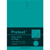 PROTEXT PREMIUM STORY BOOK PLAINQLD RULED YEAR 2 64 PAGE 330 X 240MM PLATIPUS ASSORTED