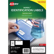 White Laser Labels