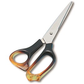 MARBIG OFFICE SCISSORS AMBER HANDLE 210MM
