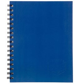 SPIRAX 512 NOTEBOOK 7MM RULED HARD COVER SPIRAL BOUND A4 200 PAGE BLUE