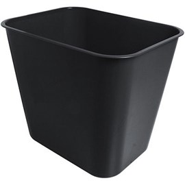 ITALPLAST TIDY BIN 15 LITRE BLACK
