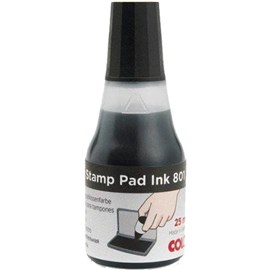 COLOP 801 STAMP PAD INK REFILL 25ML BLACK