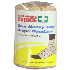 FIRST AIDERS CHOICE HEAVY CREPE BANDAGE 50MM